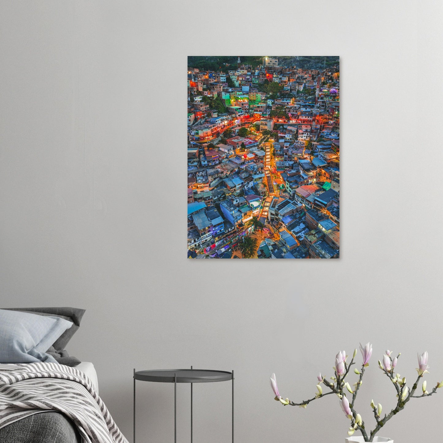 Medellin Comuna 13 Night Poster