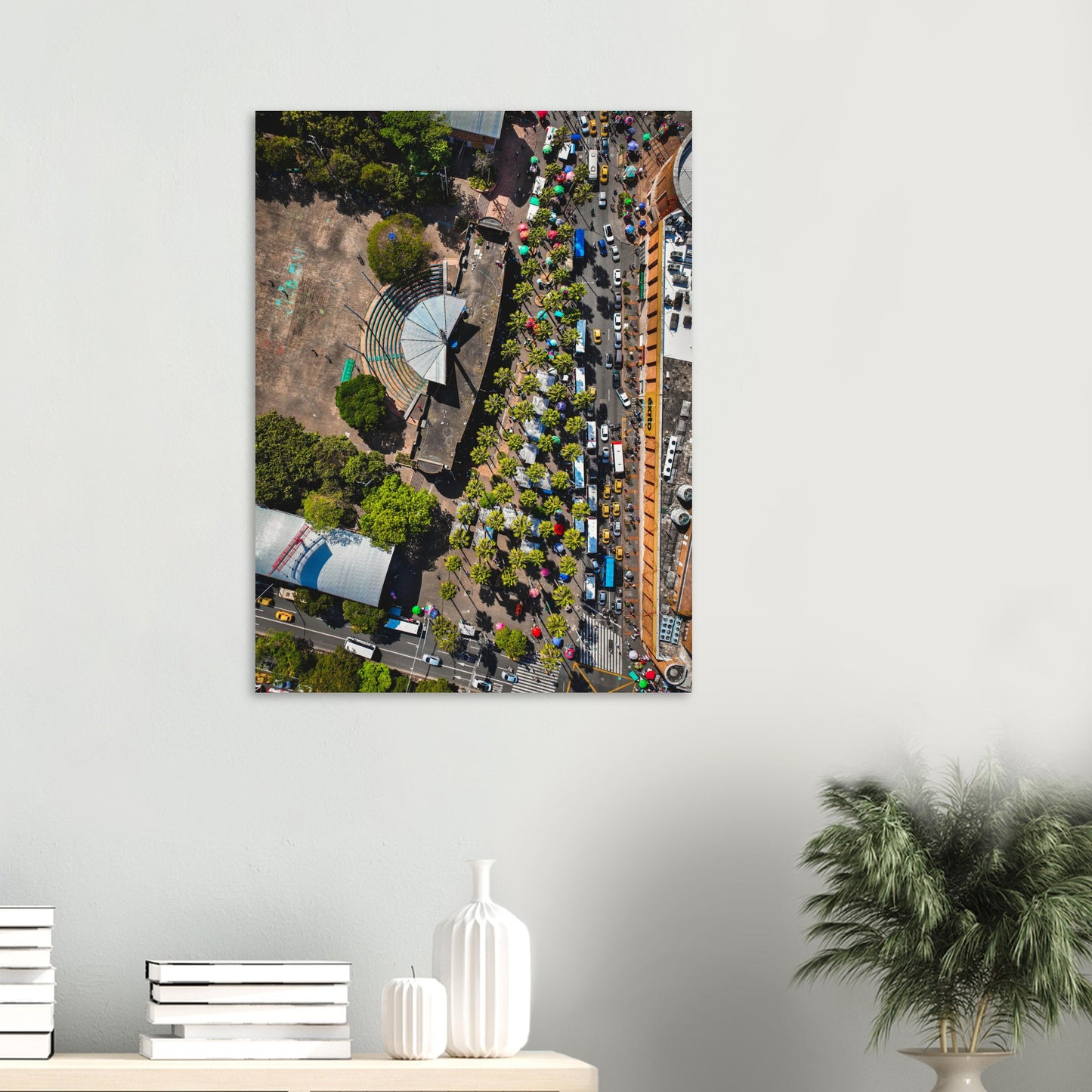 Medellin Palm Trees II Poster