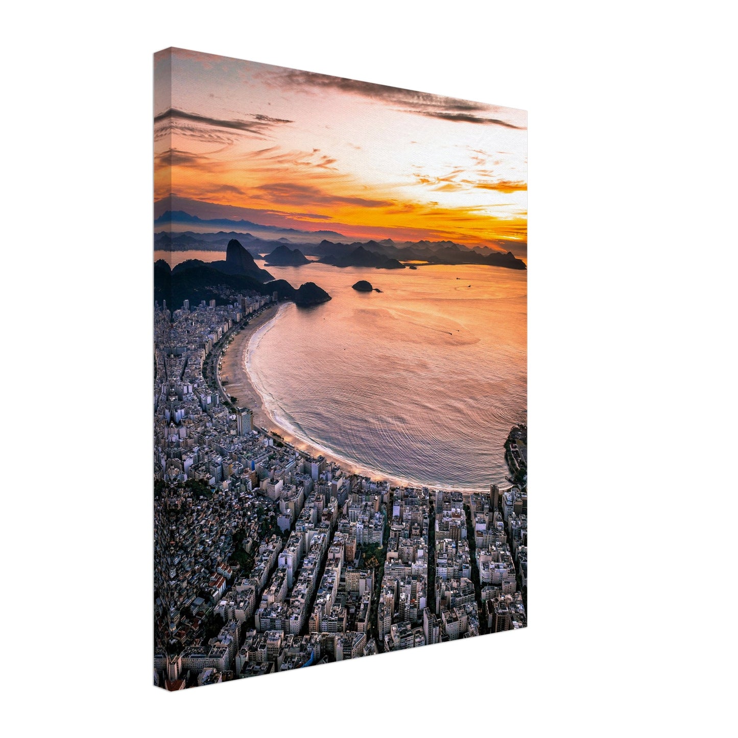 Rio Copacabana Sunrise Canvas