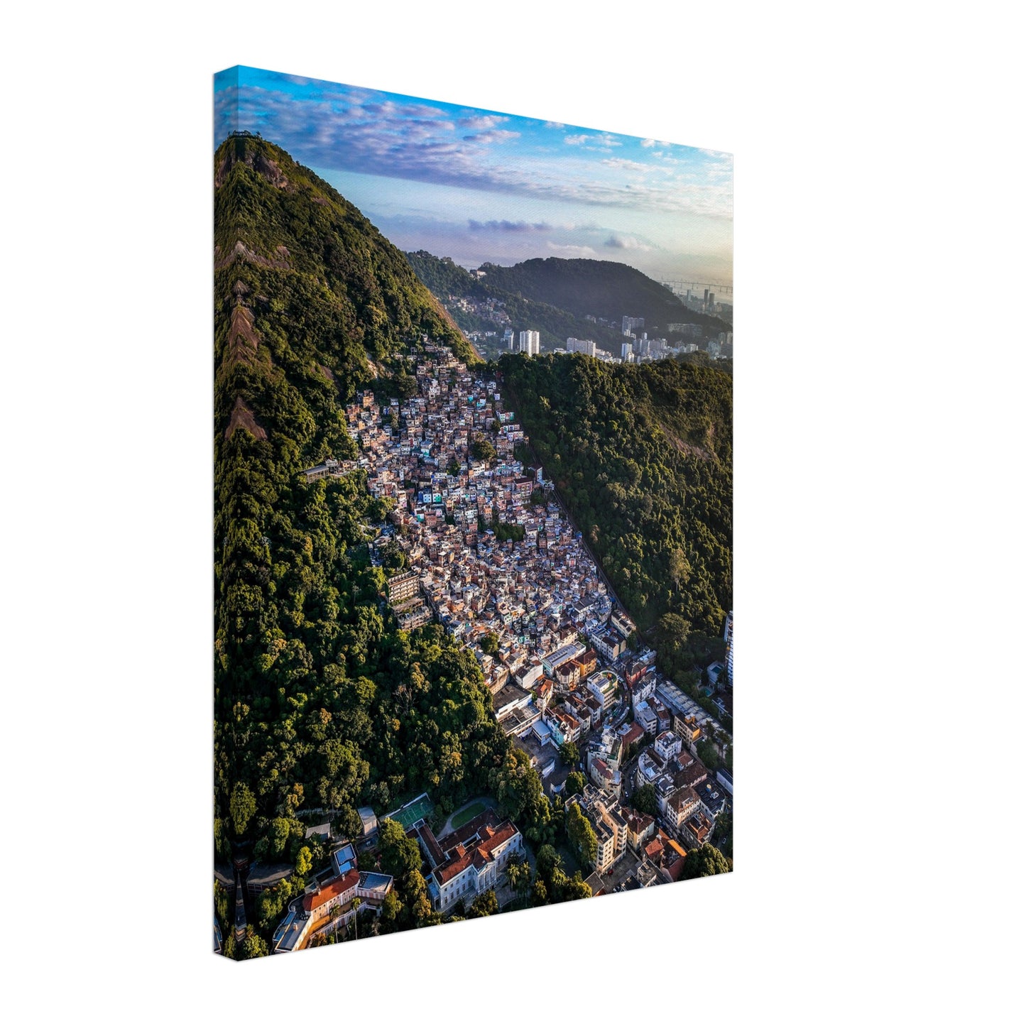 Rio Favela Santa Marta Canvas