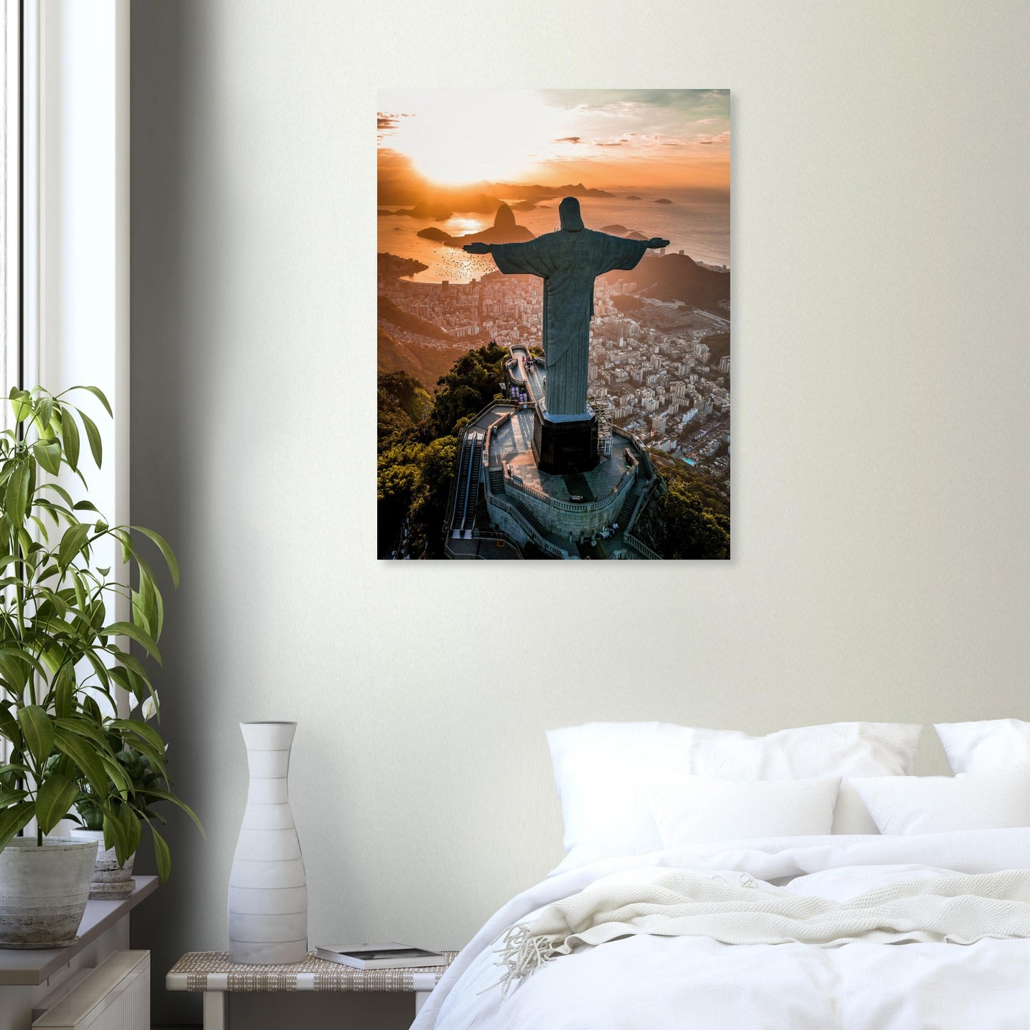 Rio de Janeiro Cristo Redentor Sunrise Poster