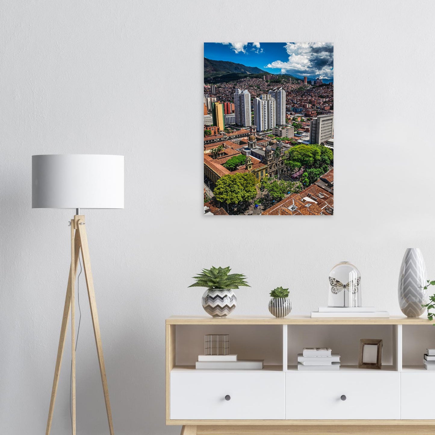 Medellin La Plazuela San Ignacio Poster