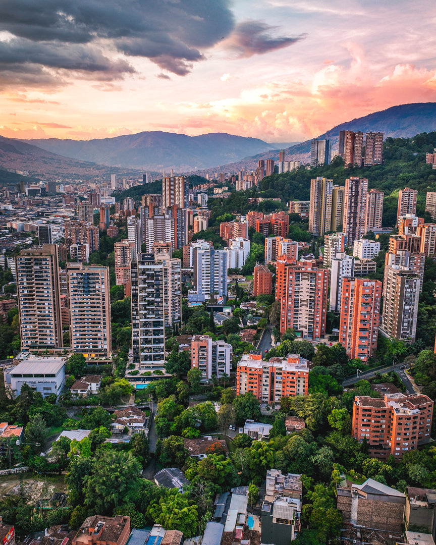 Medellin Sunset Vibez Poster