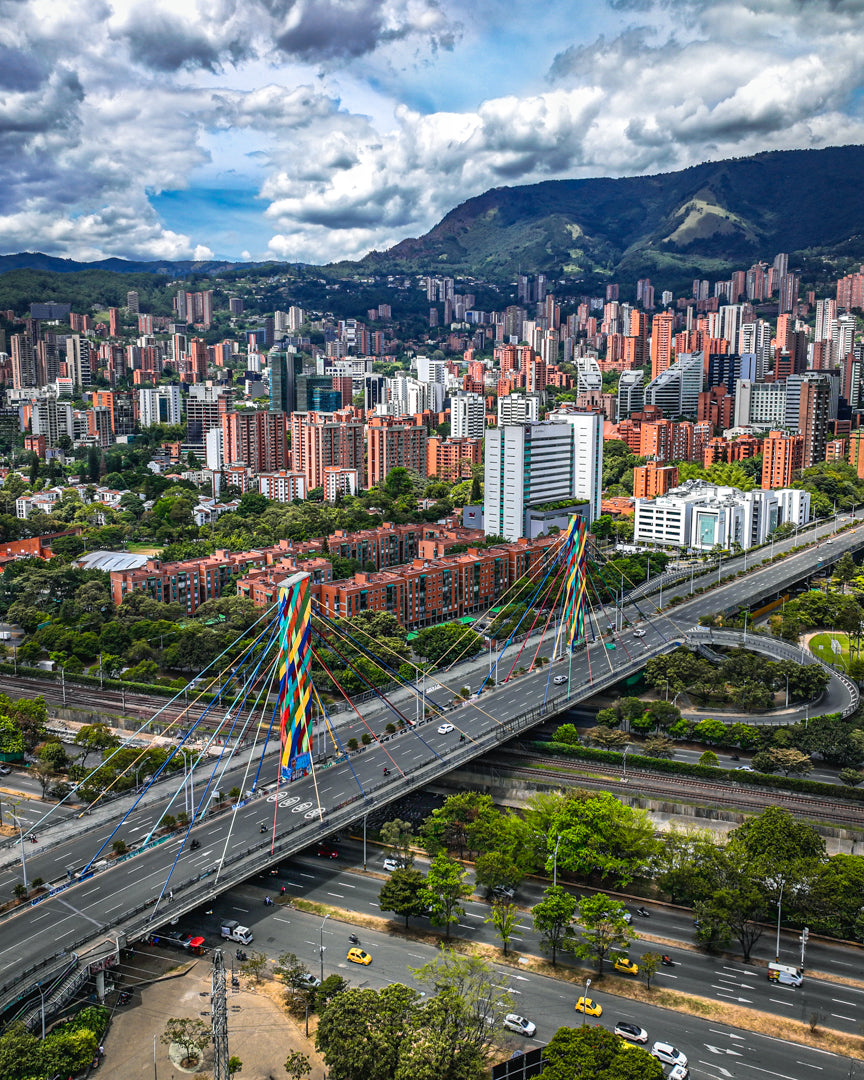 Medellin Gilberto Echeverri Mejia Bridge II Poster