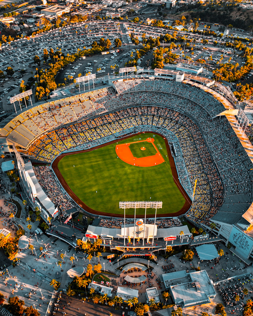 Los Angeles Dodgers V Canvas
