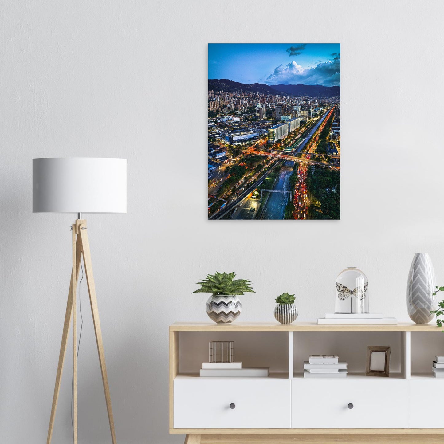 Glowing Medellin Poster