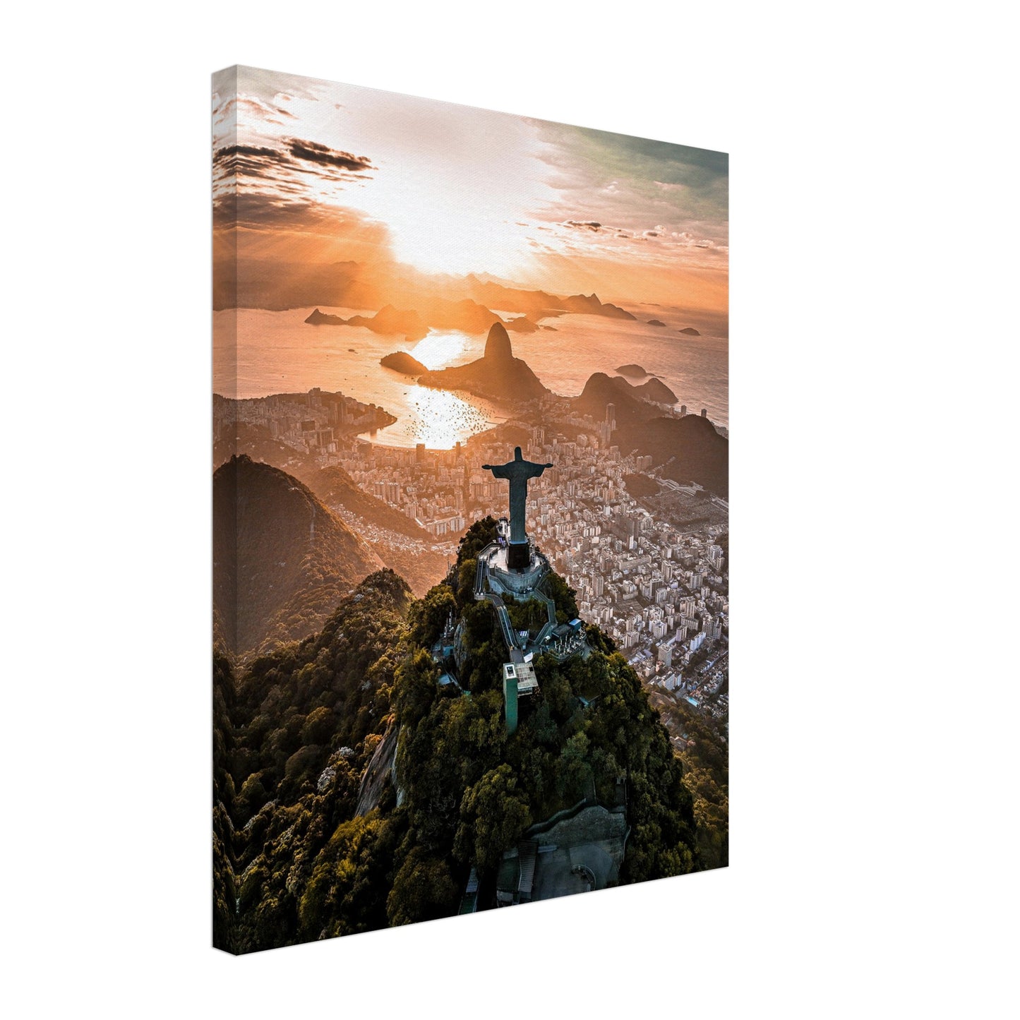 Rio de Janeiro Cristo Redentor Sunrise II Canvas