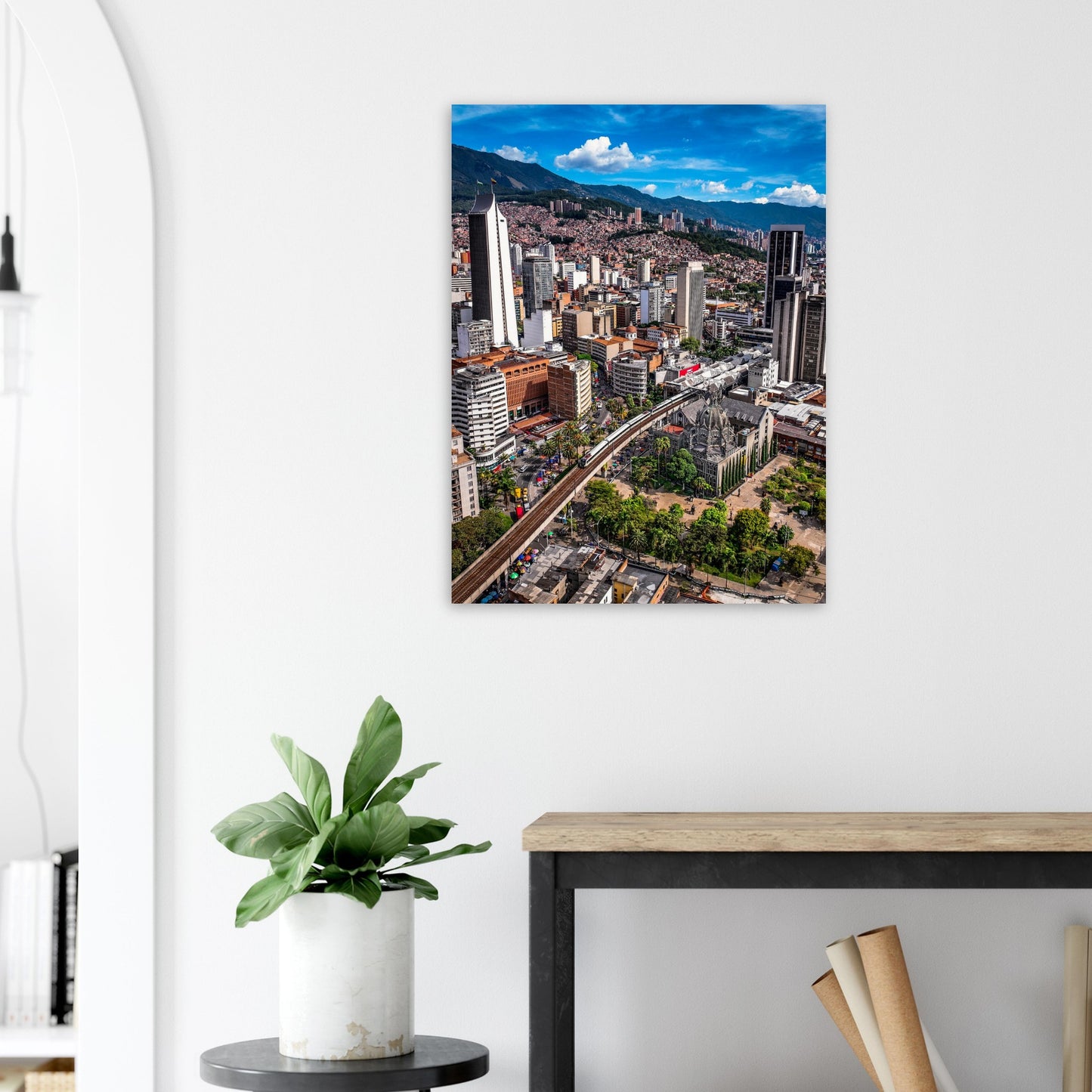 Medellon Plaza Botero Poster