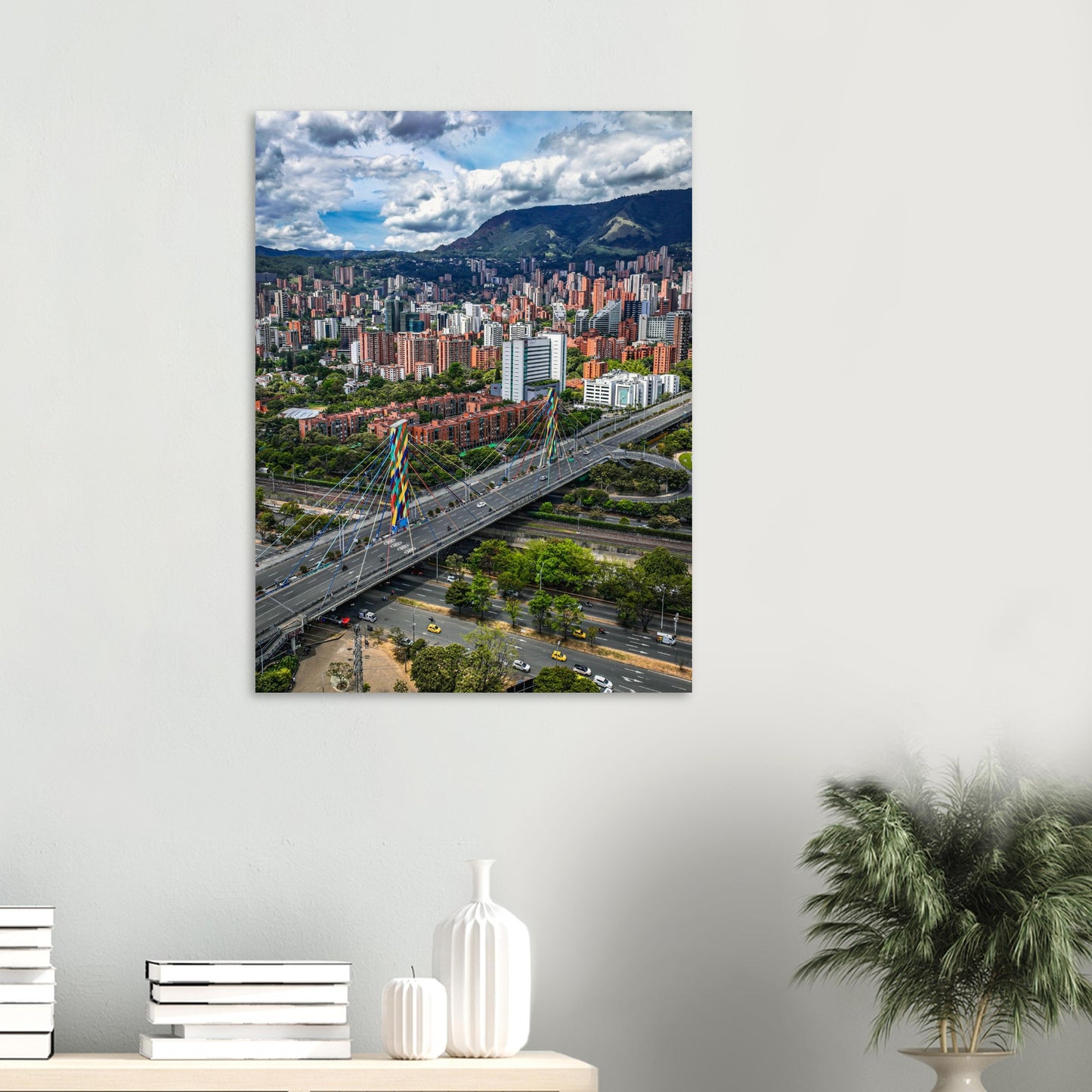 Medellin Gilberto Echeverri Mejia Bridge II Poster