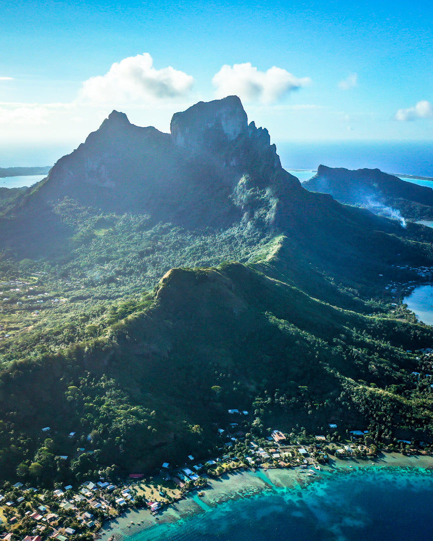 Bora Bora Mountain Canvas
