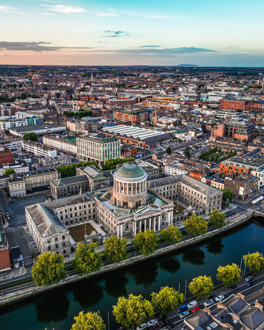 Dublin Four Courts Poster