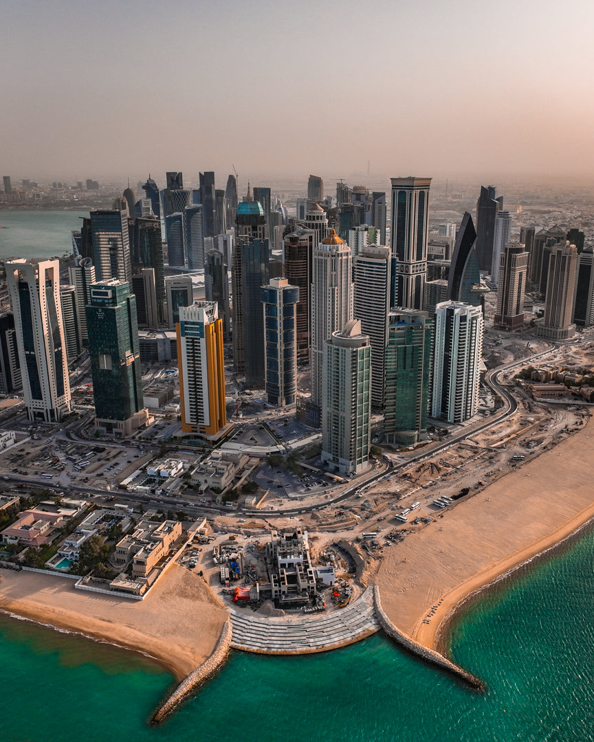 Qatar West Bay Sunset II Poster