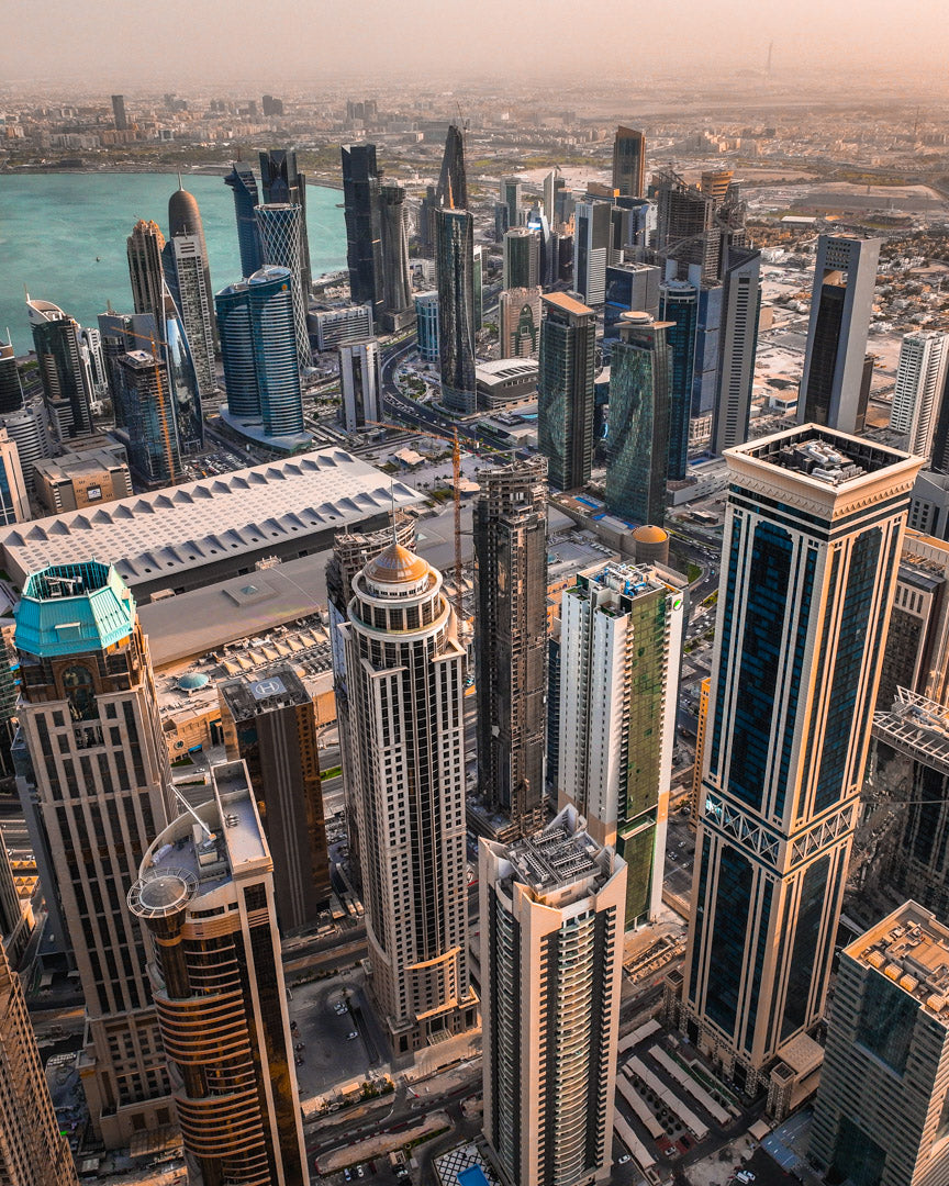Qatar Skyscrapers Poster