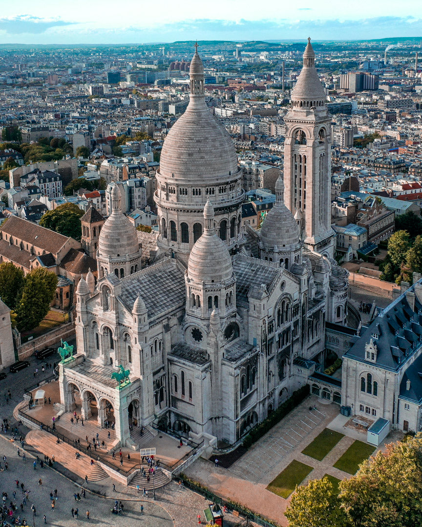 Paris The Basilica of the Sacred Heart of Paris Poster