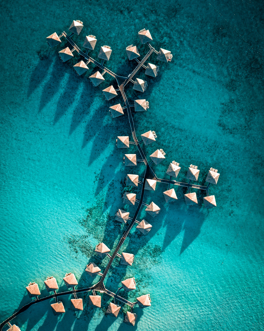 Bora Bora Birdview II Poster