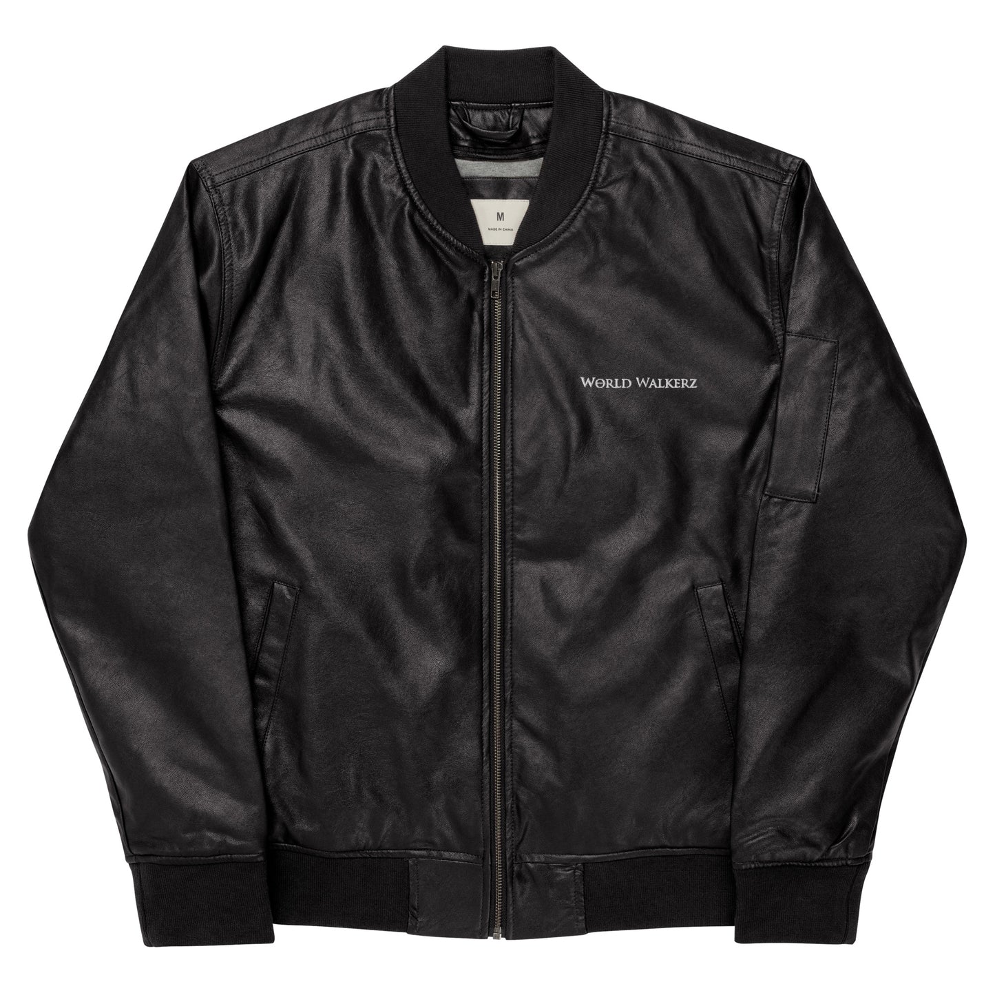 World Walkerz Leather Bomber Jacket