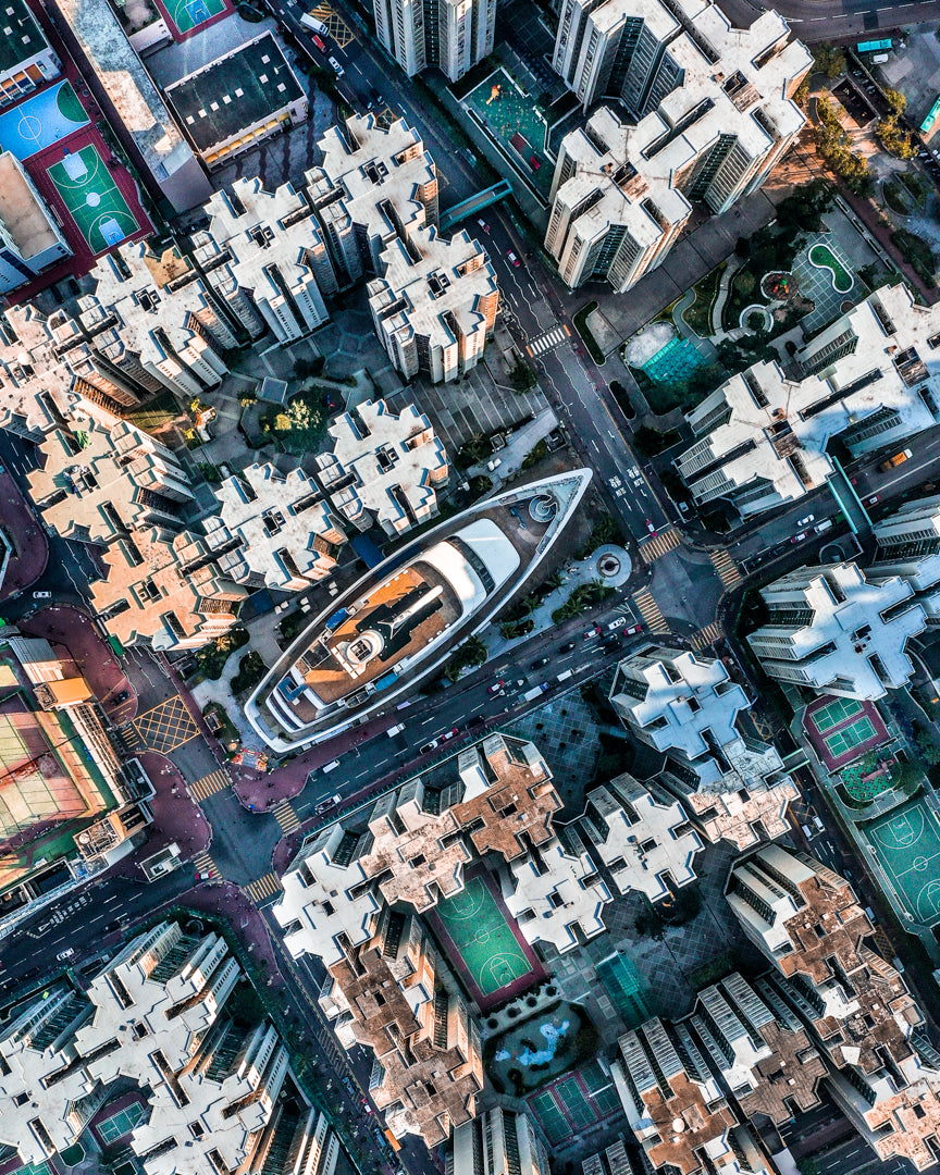 Hong Kong Ship Poster