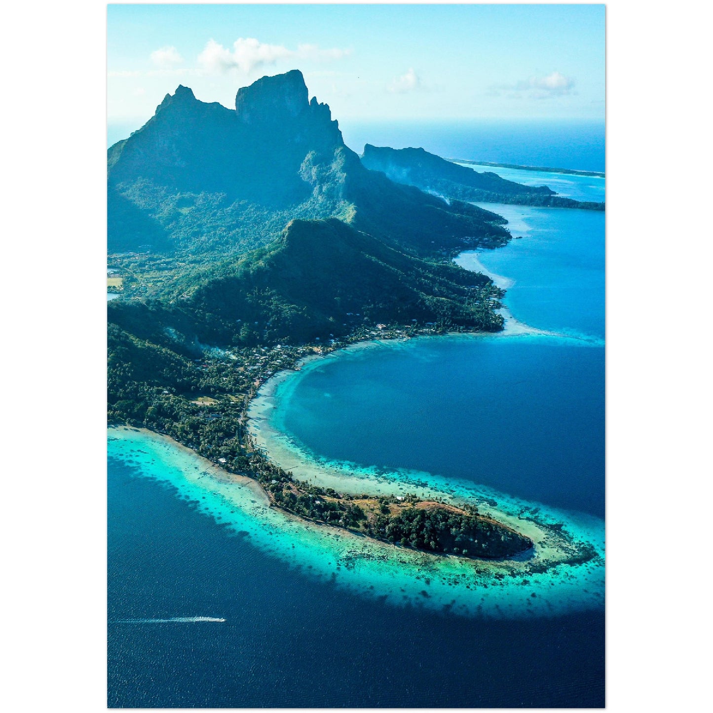 Bora Bora Mountain II Poster