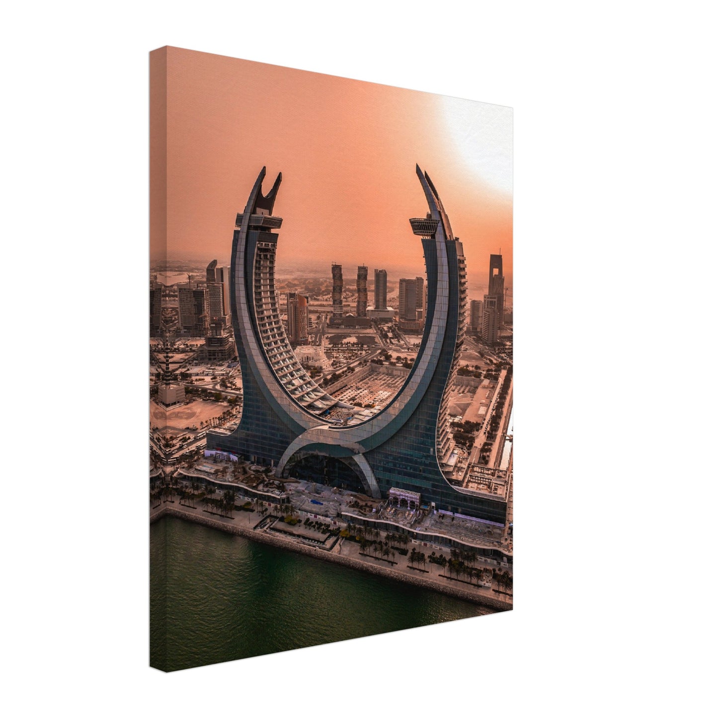 Qatar Katara Towers Canvas