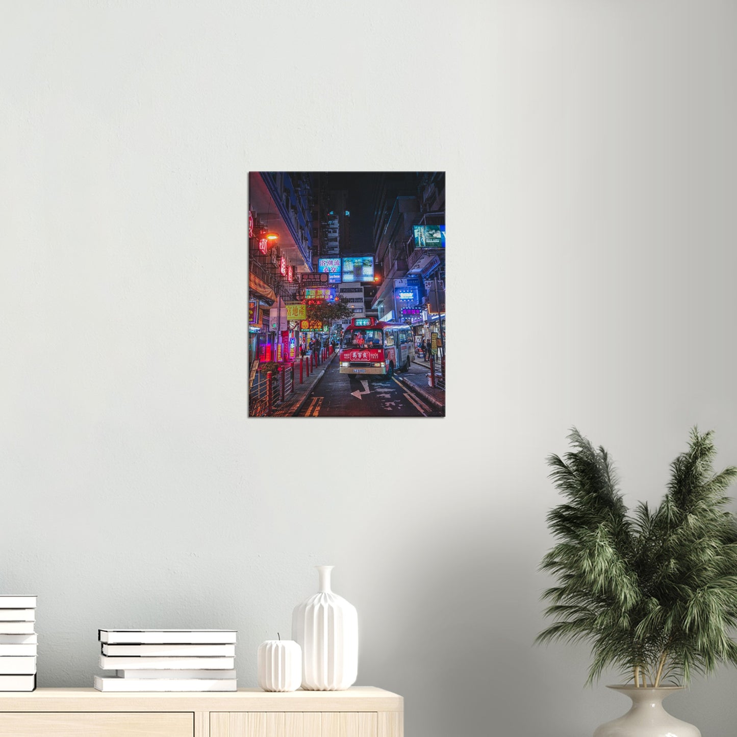 Hong Kong Bus Canvas