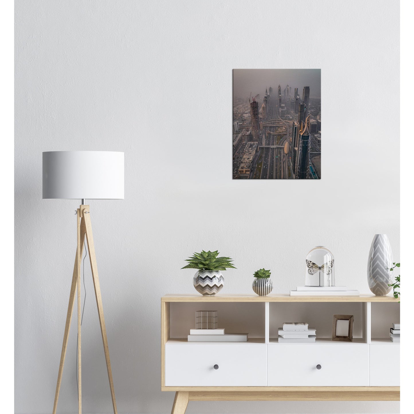 Dubai Sandstorm Canvas