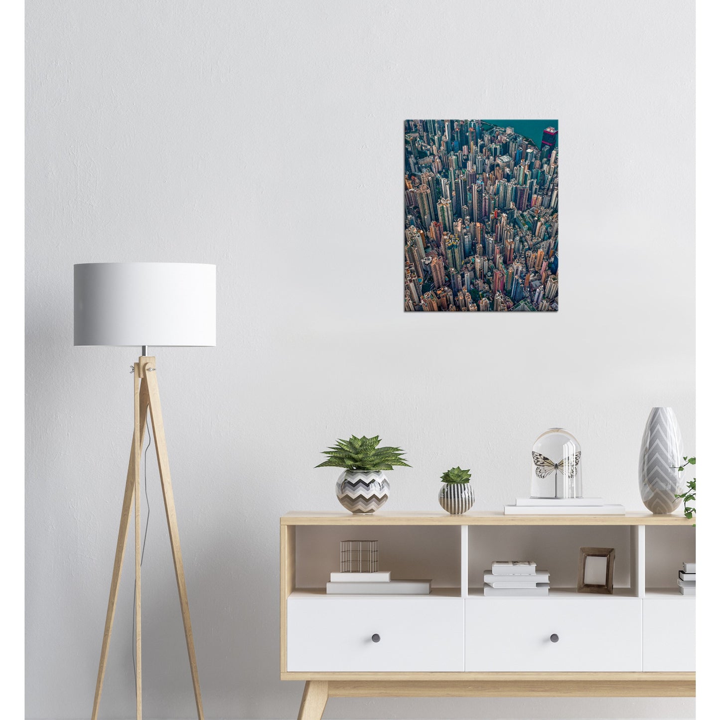 Hong Kong Skyscrapers Canvas