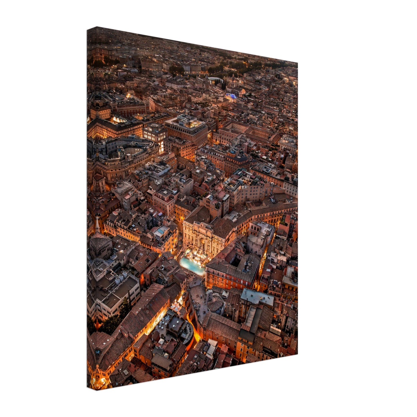 Rome Trevi Fountain Canvas
