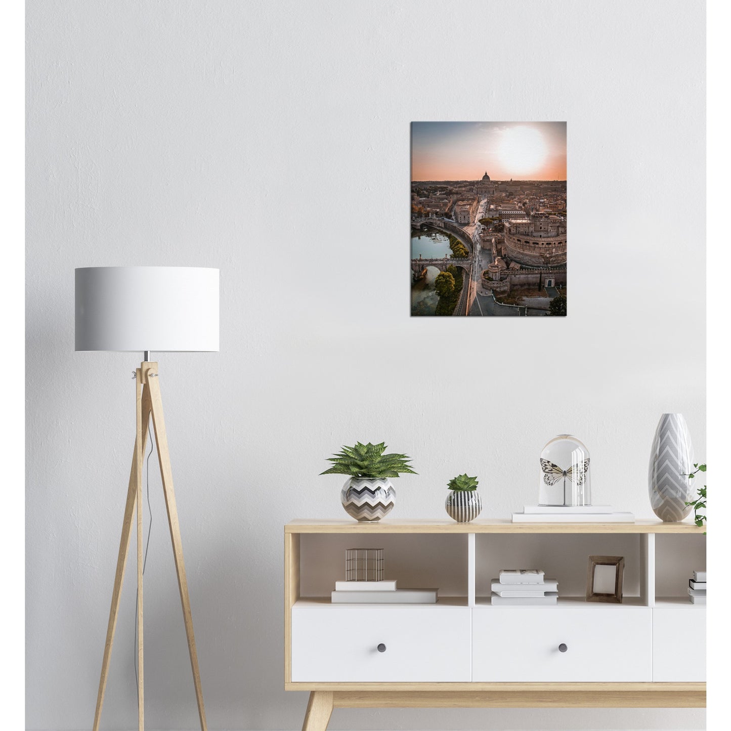 Rome Vatican Sunset Canvas