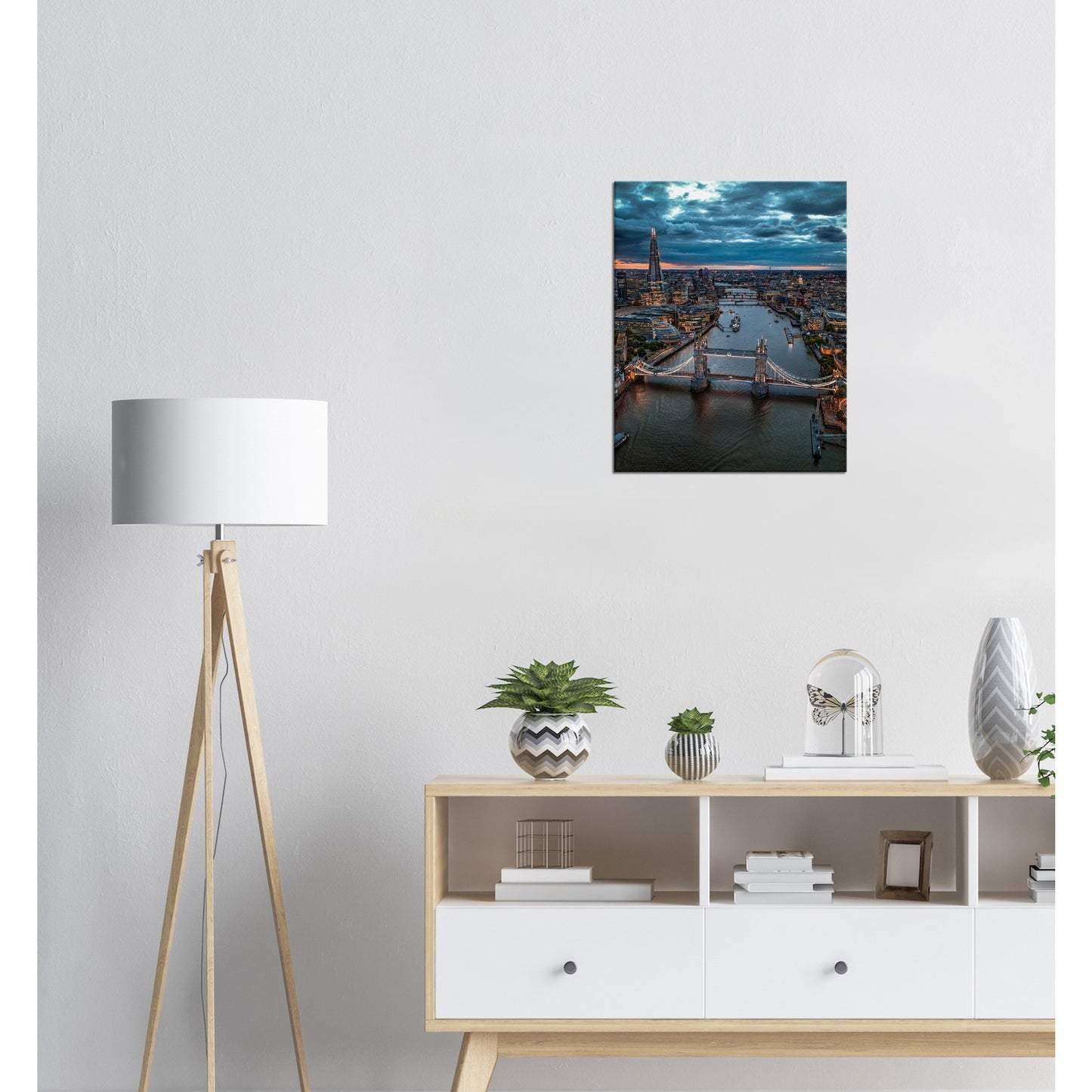 London Tower Bridge Twilight Canvas