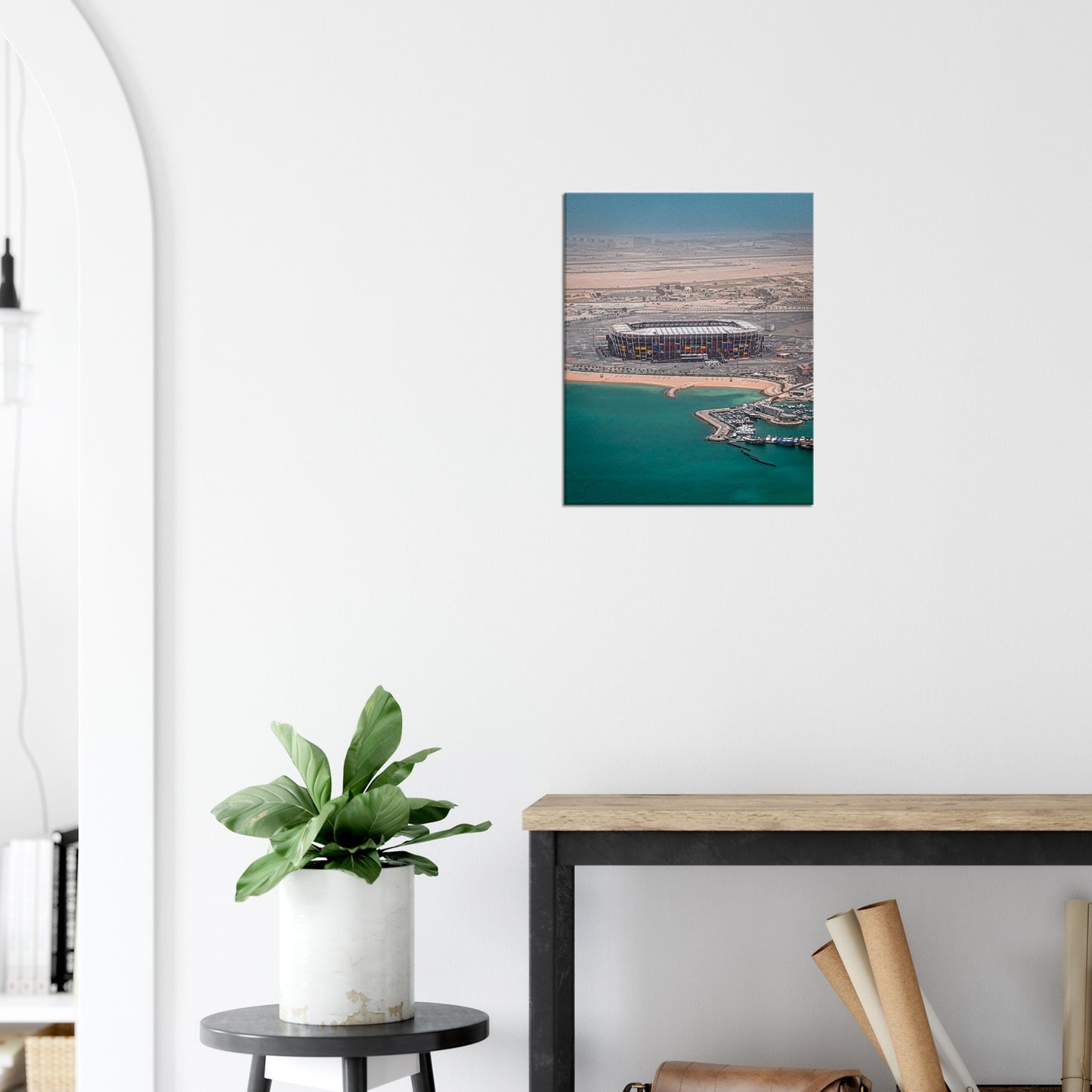 Qatar Stadium 974 Canvas