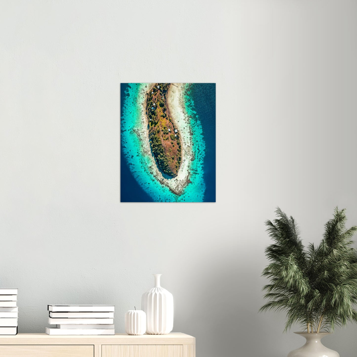 Bora Bora Birdview Poster