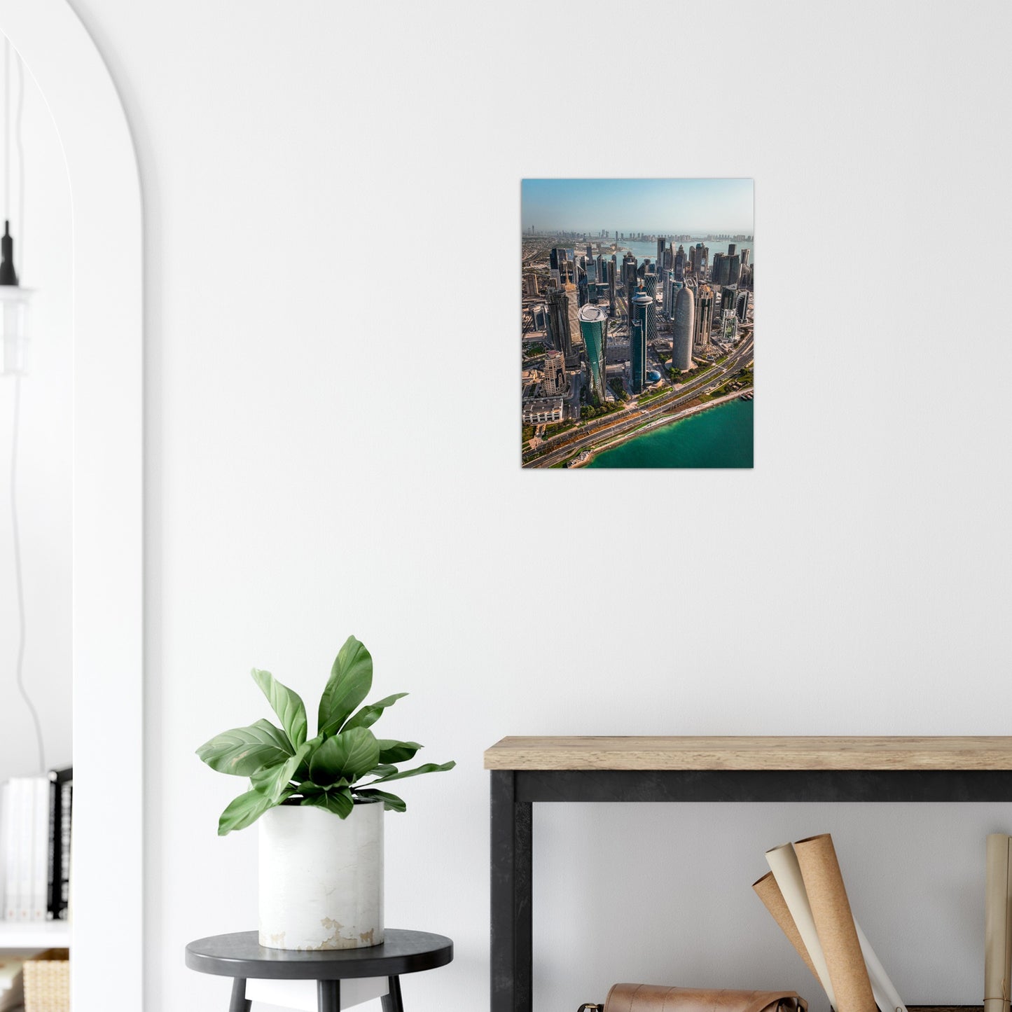 Qatar West Bay Poster