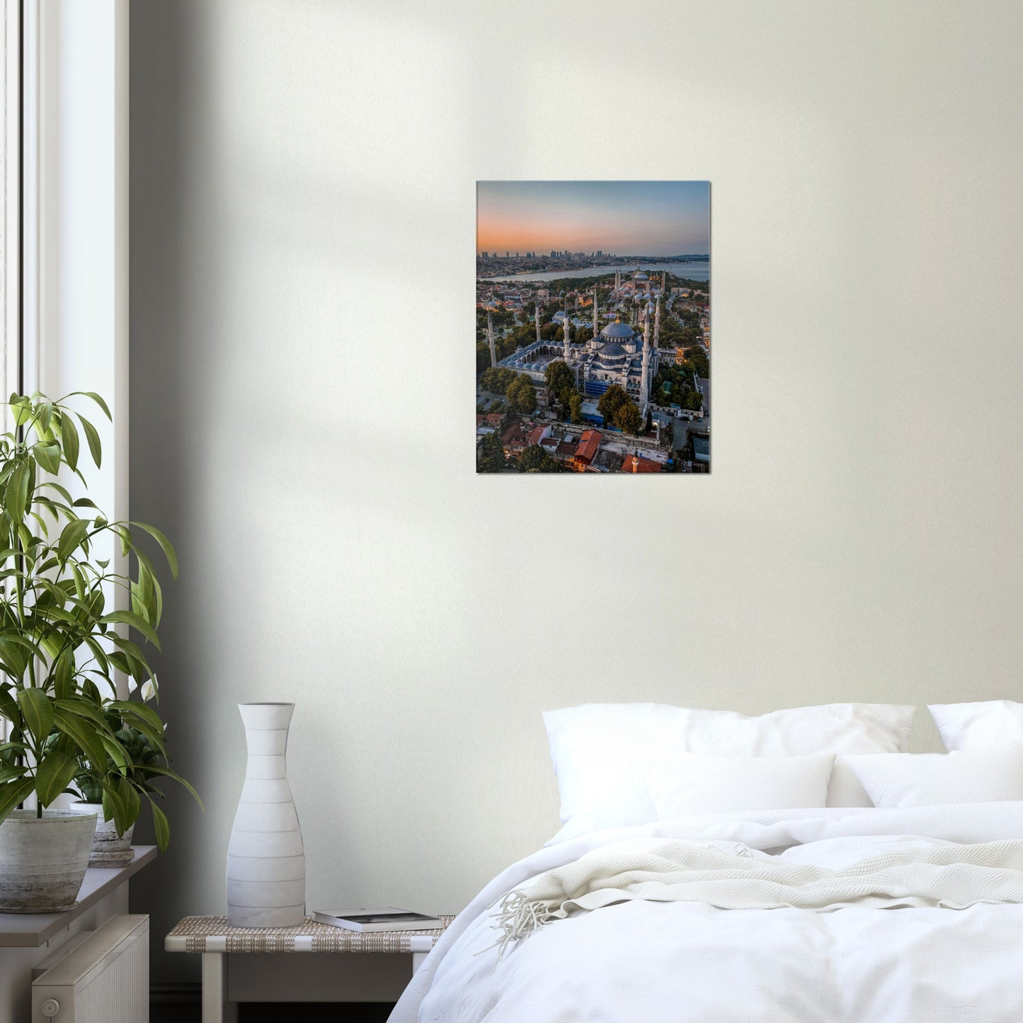 Istanbul Blue Mosque Sunset Canvas