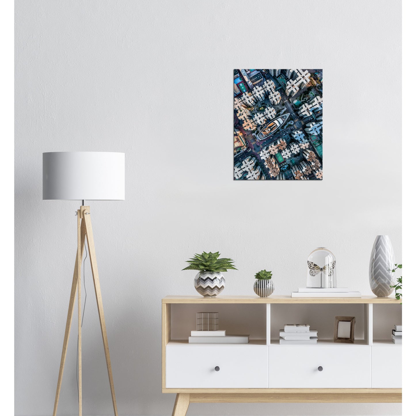 Hong Kong Ship Canvas
