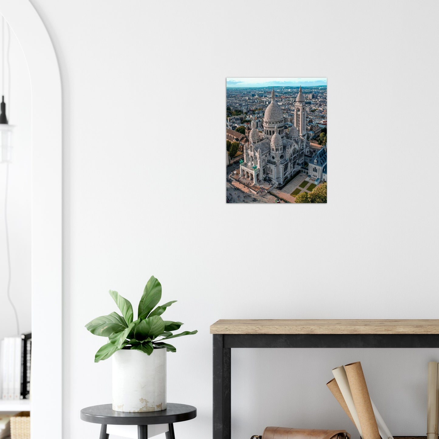 Paris The Basilica of the Sacred Heart of Paris Poster