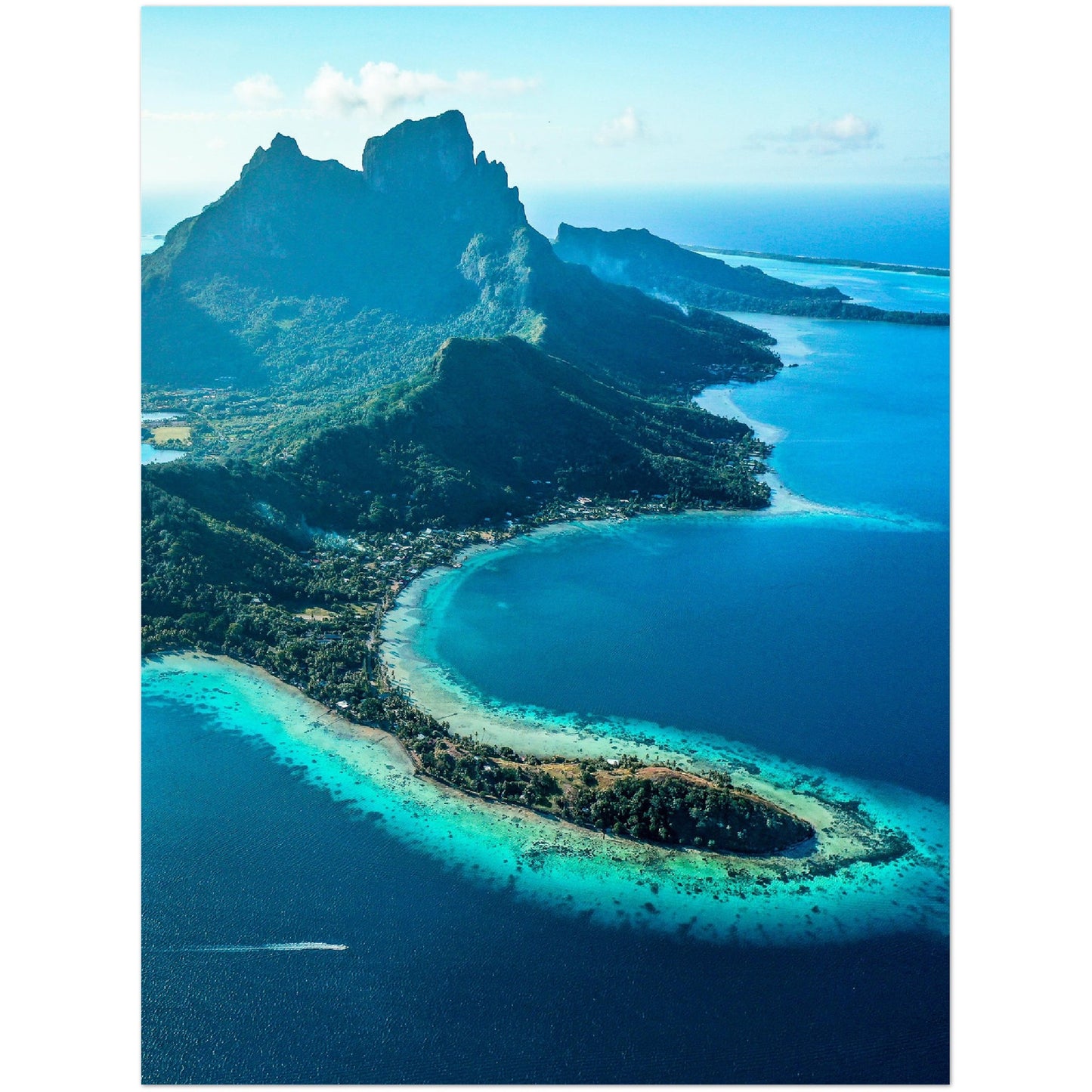 Bora Bora Mountain II Poster