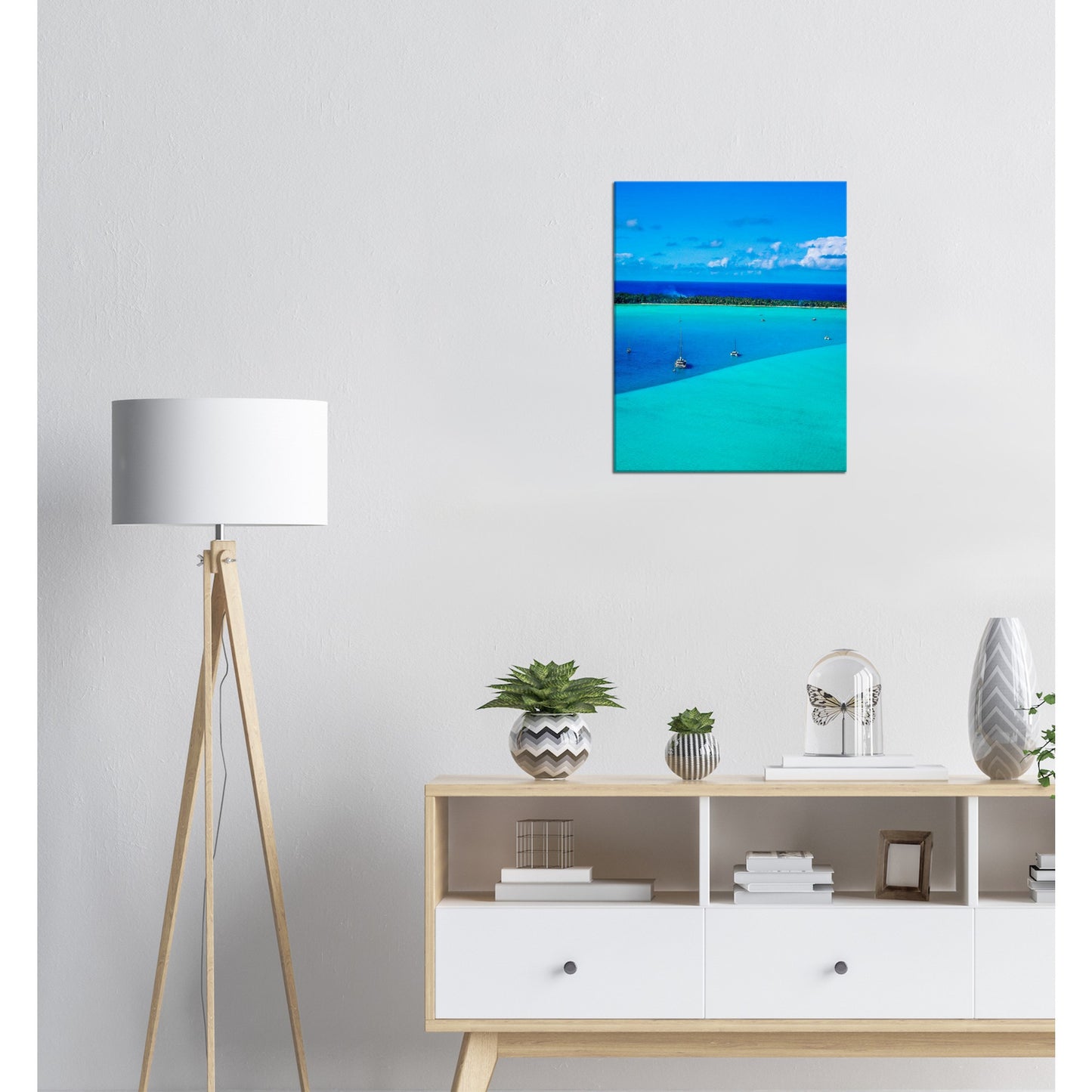 Bora Bora Blue Canvas