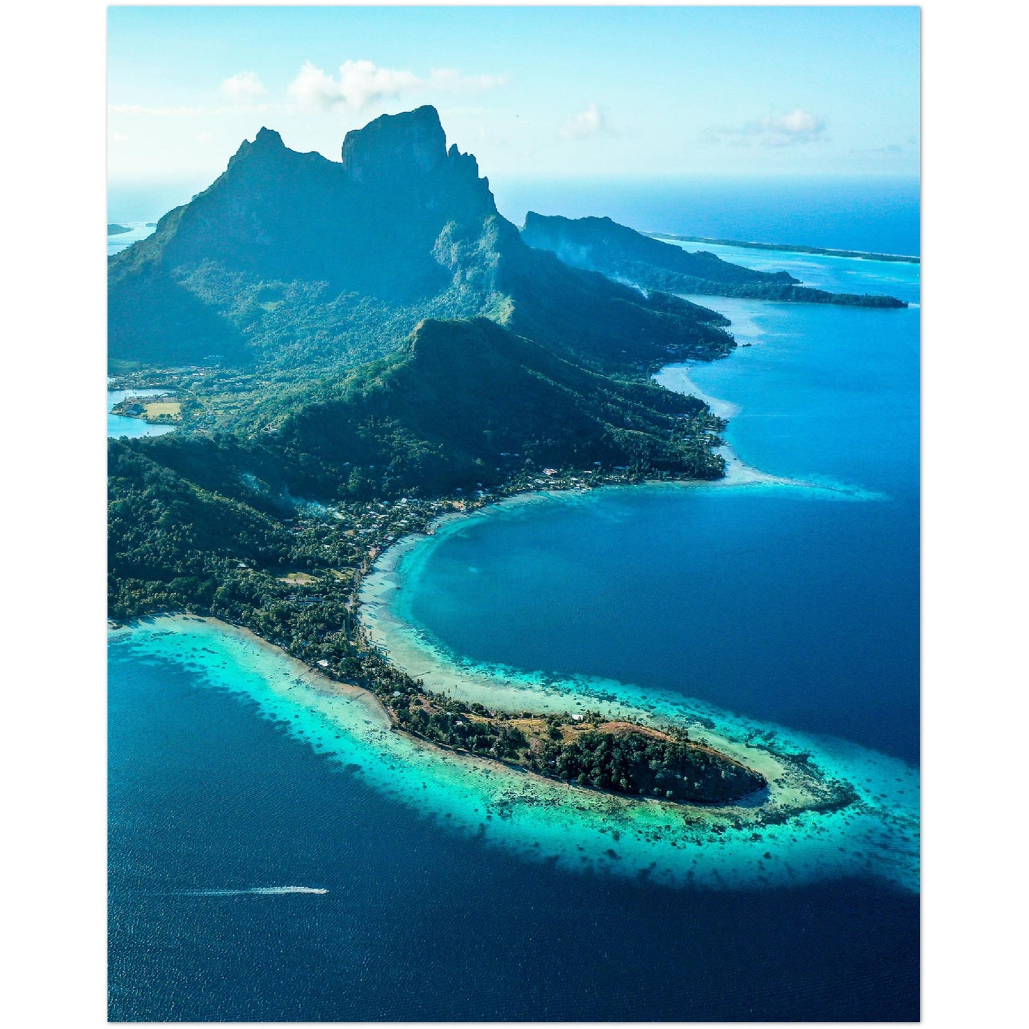Bora Bora Mountain II Poster
