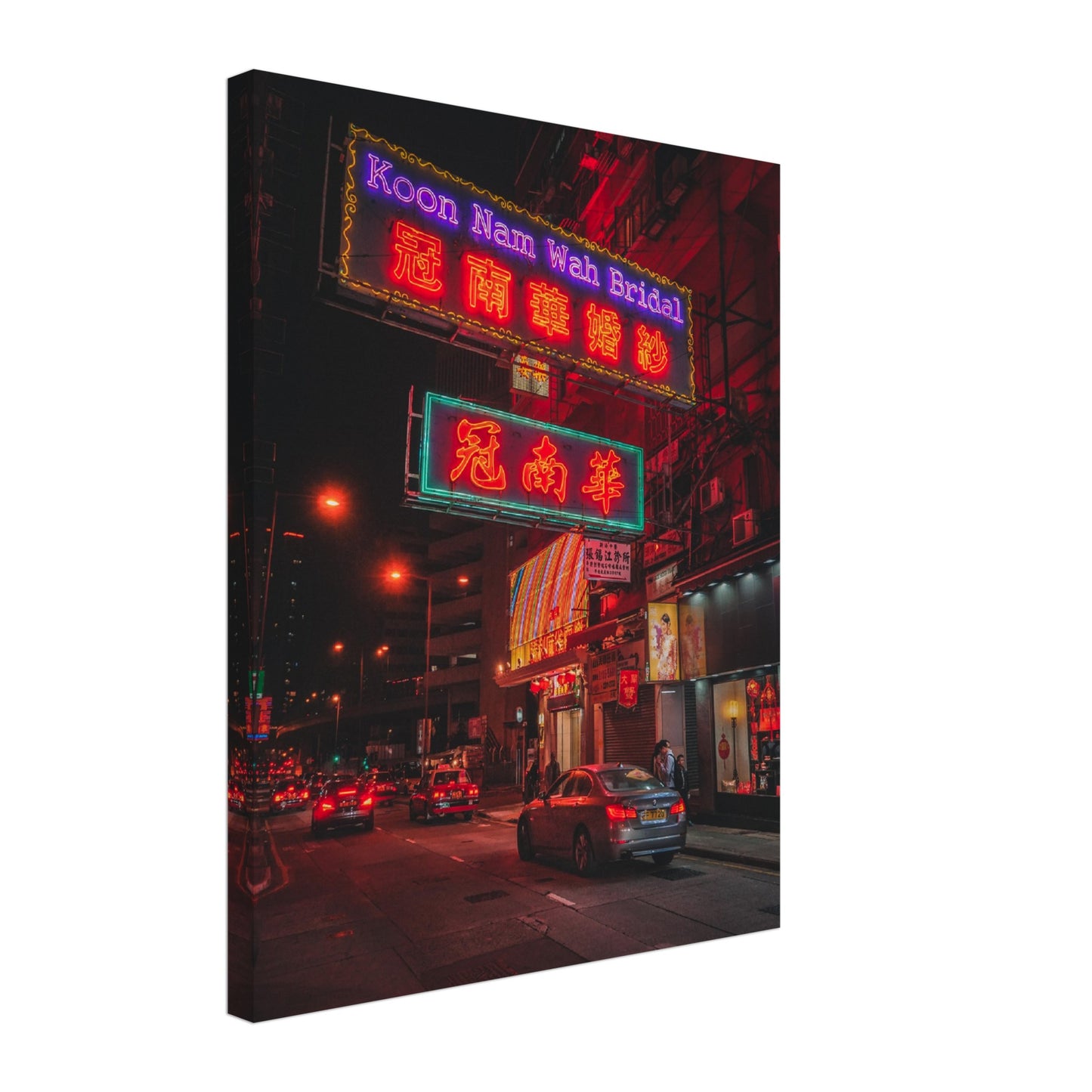 Hong Kong Neon Sign Canvas