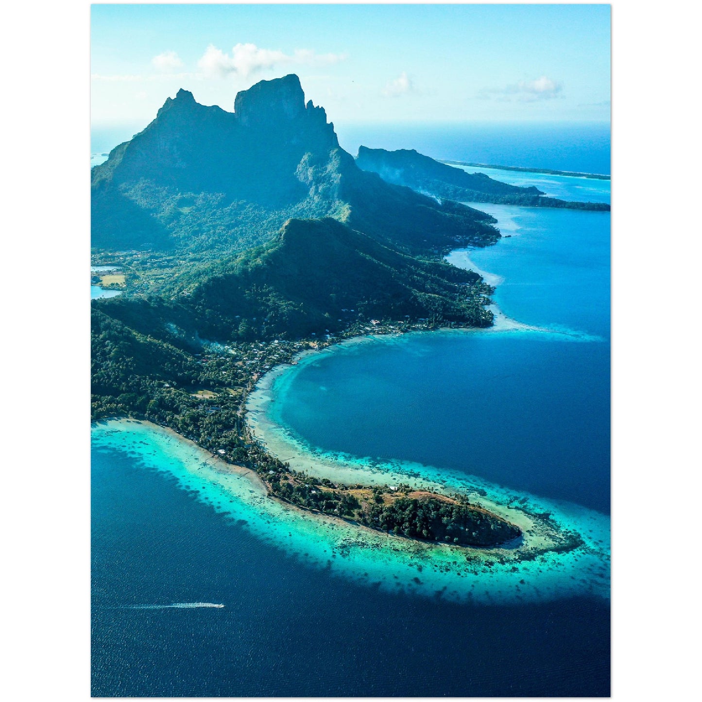 Bora Bora Mountain II Poster