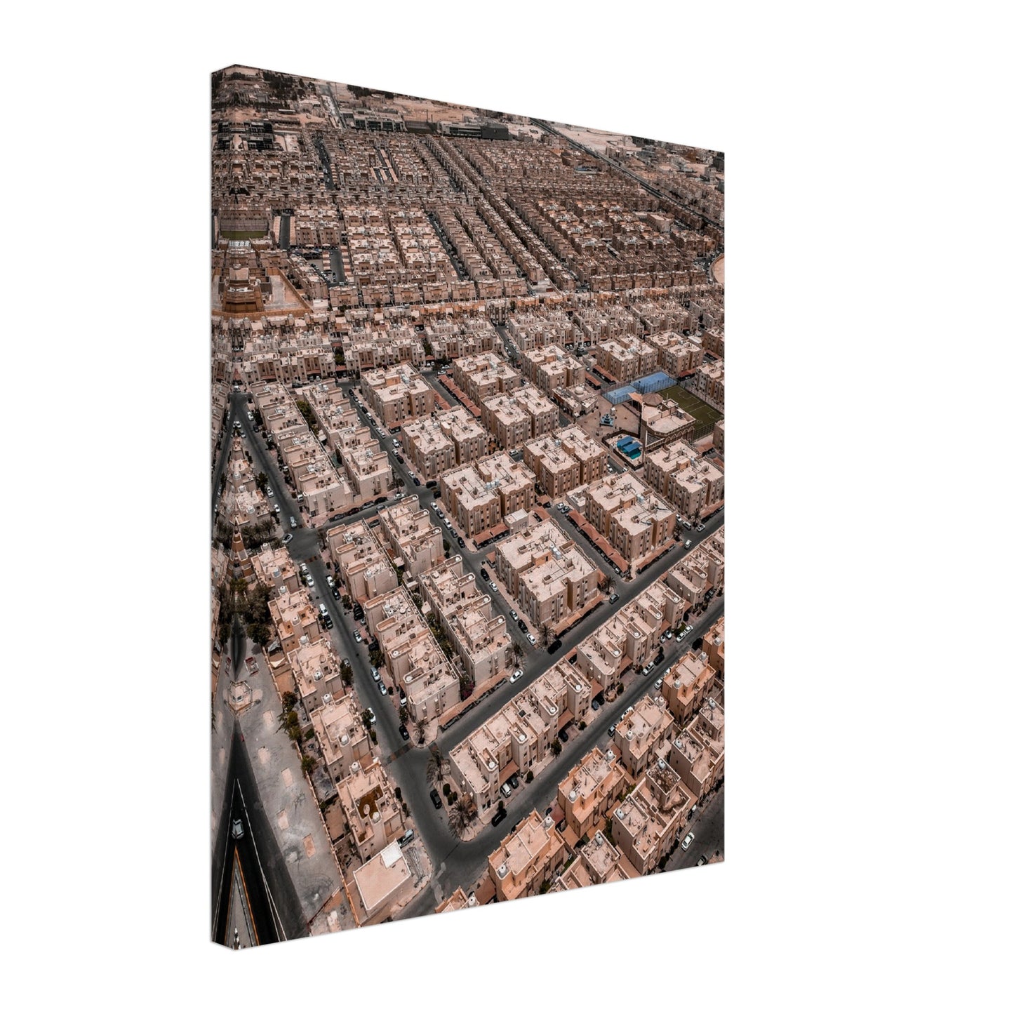 Qatar Houses Canvas