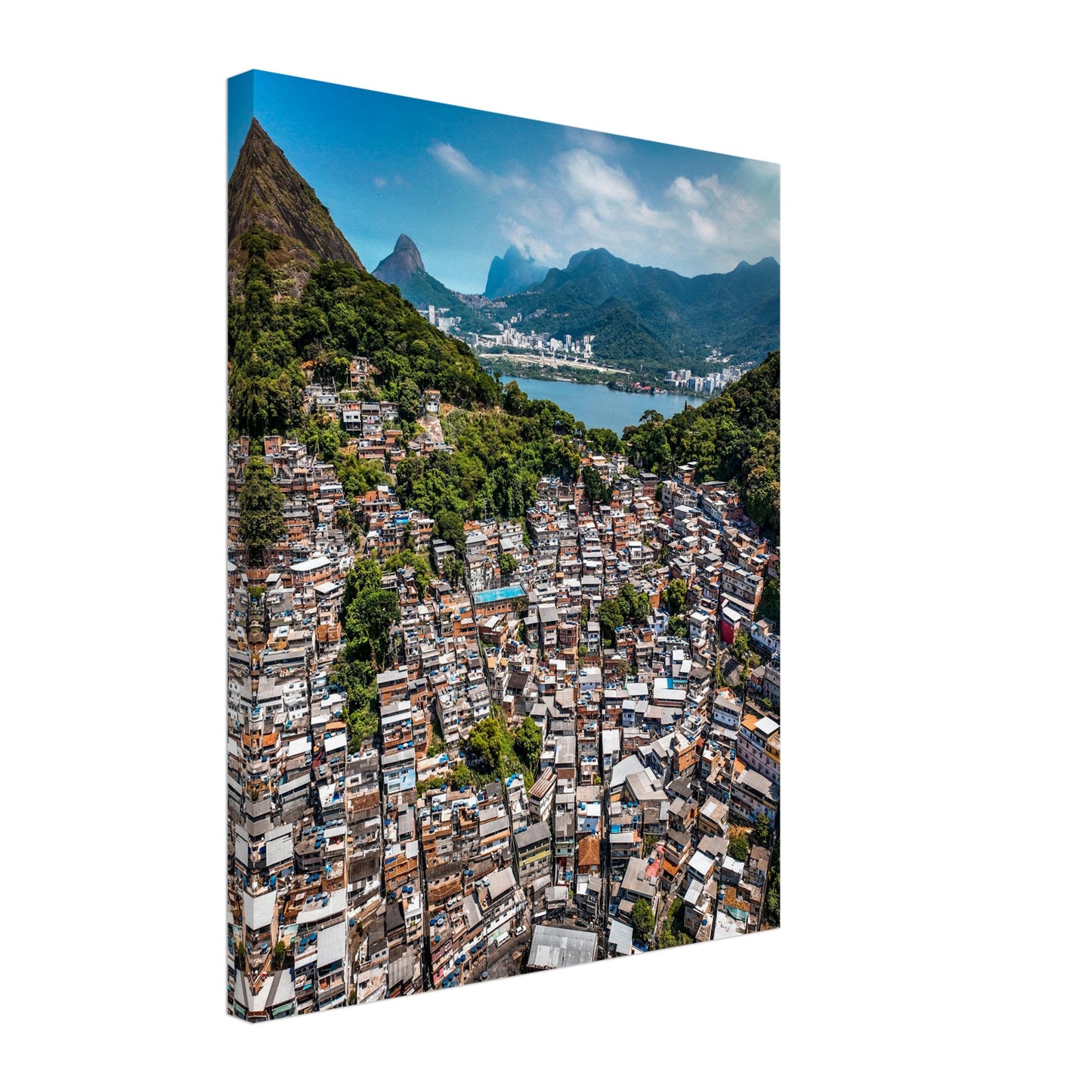 Rio de Janeiro Houses On The Hills Canvas