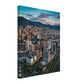 Rooftops of Medellin, Colombia Canvas