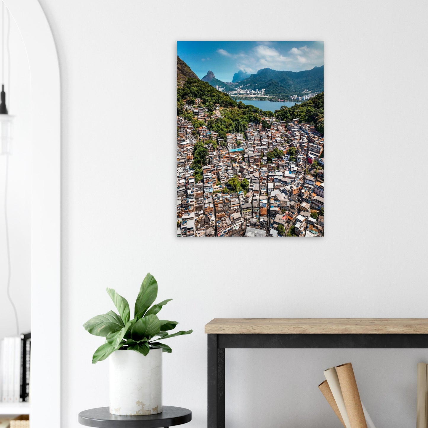 Rio de Janeiro Houses On The Hills Poster