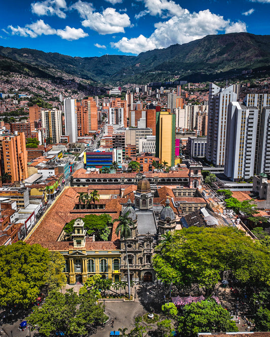 Medellin La Plazuela San Ignacio II Poster