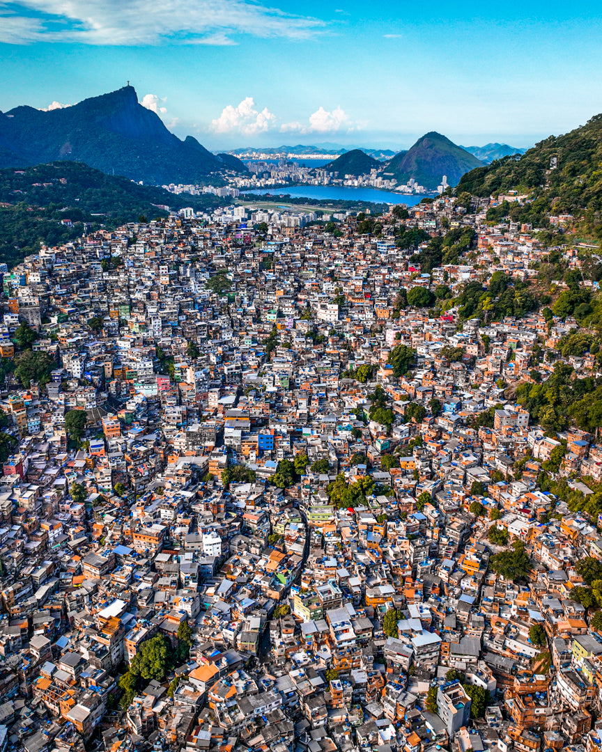 Rio de Janeiro Rocinha Favela Poster