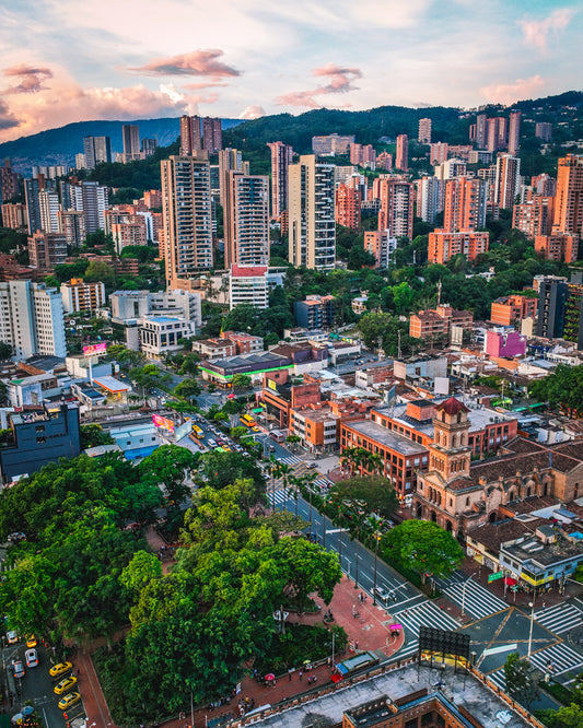 Medellin Parque de El Poblado Poster