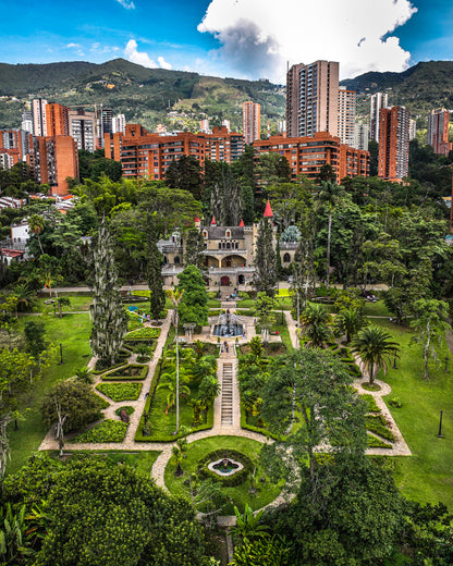 Medellin El Museo El Castillo Poster