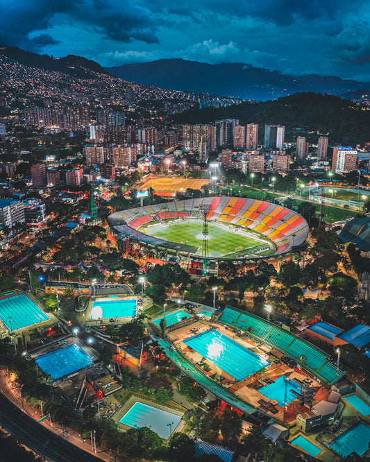 Medellin Estadio Atanasio Girardot Poster
