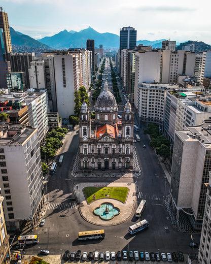 Rio Igreja de Nossa Senhora da Candelária Canvas